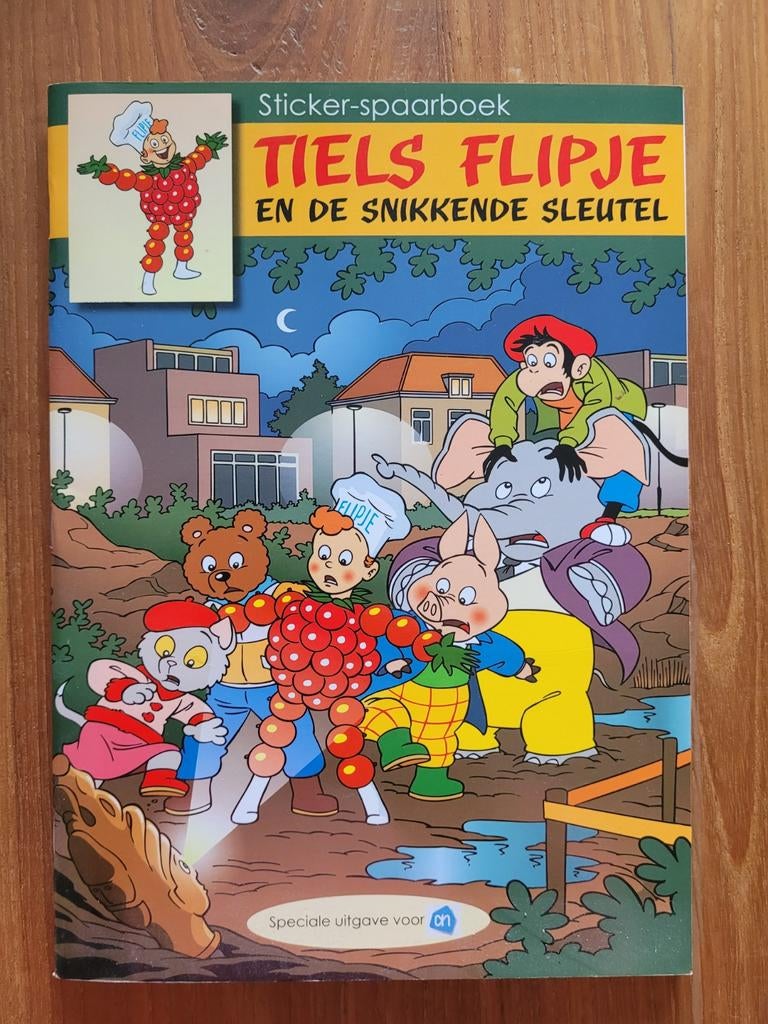 Flipje Tiel Betuwe stripboeken deel 1 t/m 5 + AH stickerboek, Complete serie of reeks, Ophalen of Verzenden, Zo goed als nieuw