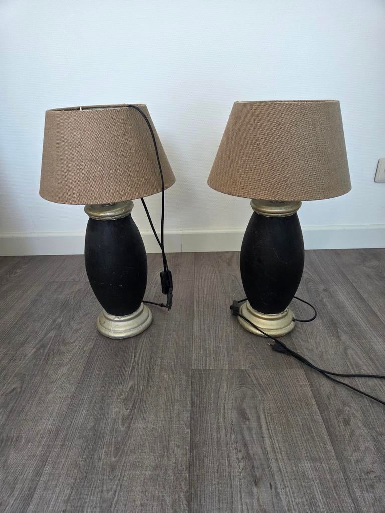 2 lampenvoeten, Huis en Inrichting, Lampen | Tafellampen, Ophalen, Minder dan 50 cm