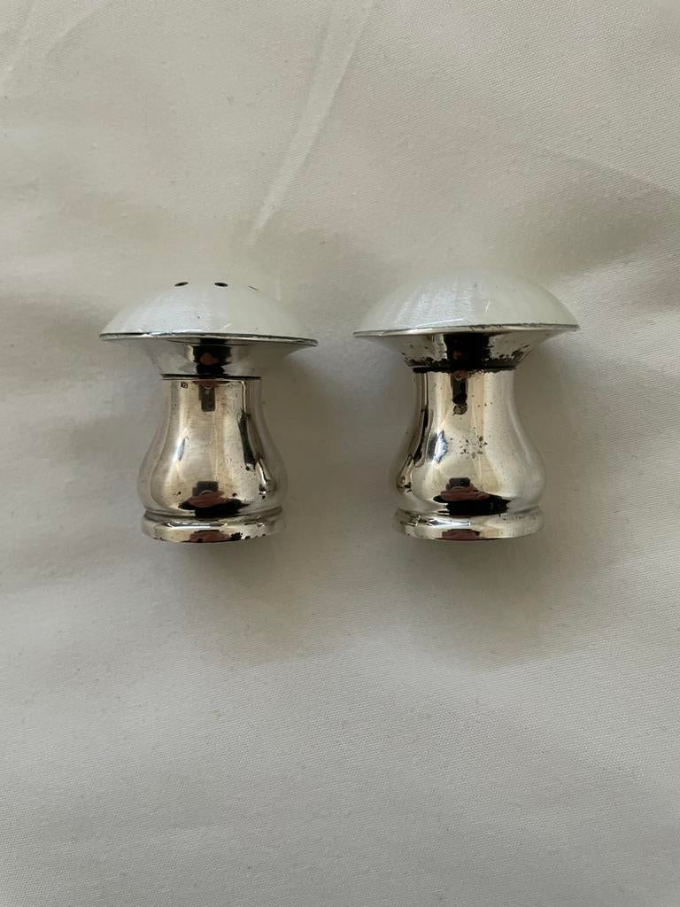 Zilveren peper en zout vaatjes, Verzenden, Zilver