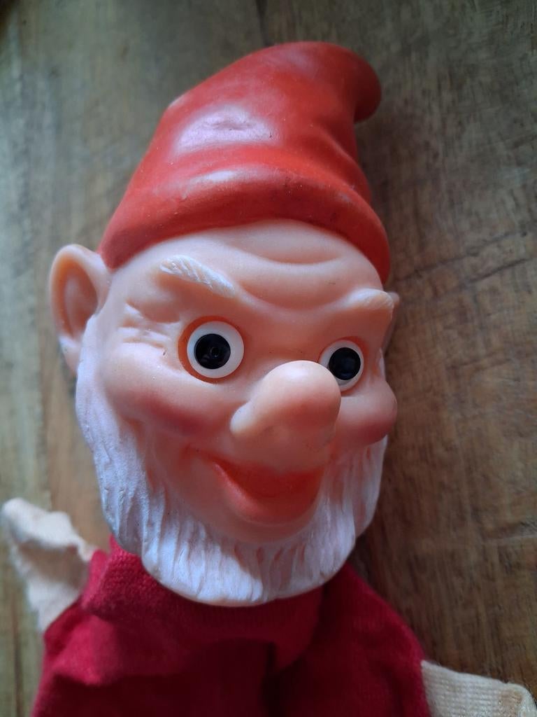 Vintage Kabouter handpop poppenkastpop, Ophalen of Verzenden, Overige typen