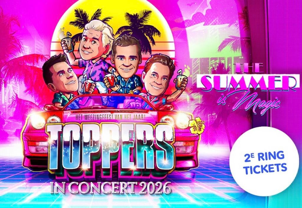2 tickets voor Toppers 2026, Twee personen