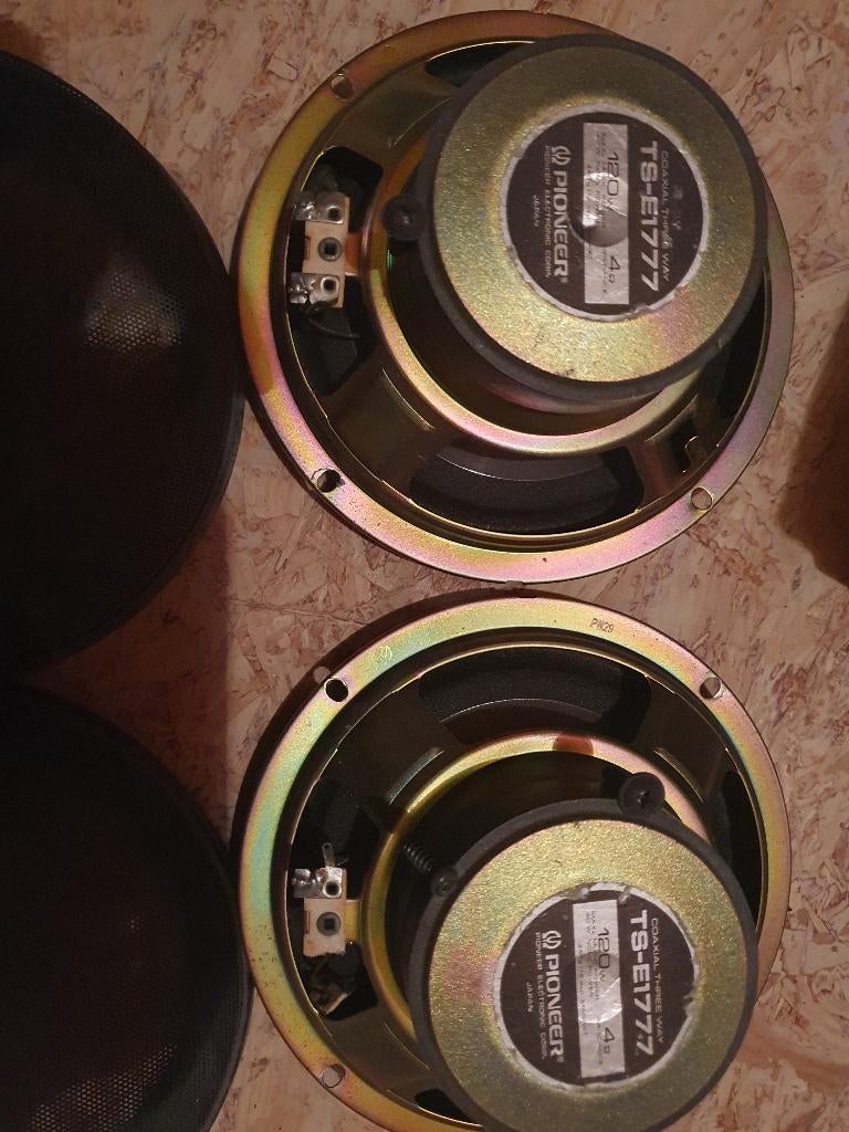 Vintage auto speakers Pioneer TS-E1777, Ophalen of Verzenden, Zo goed als nieuw