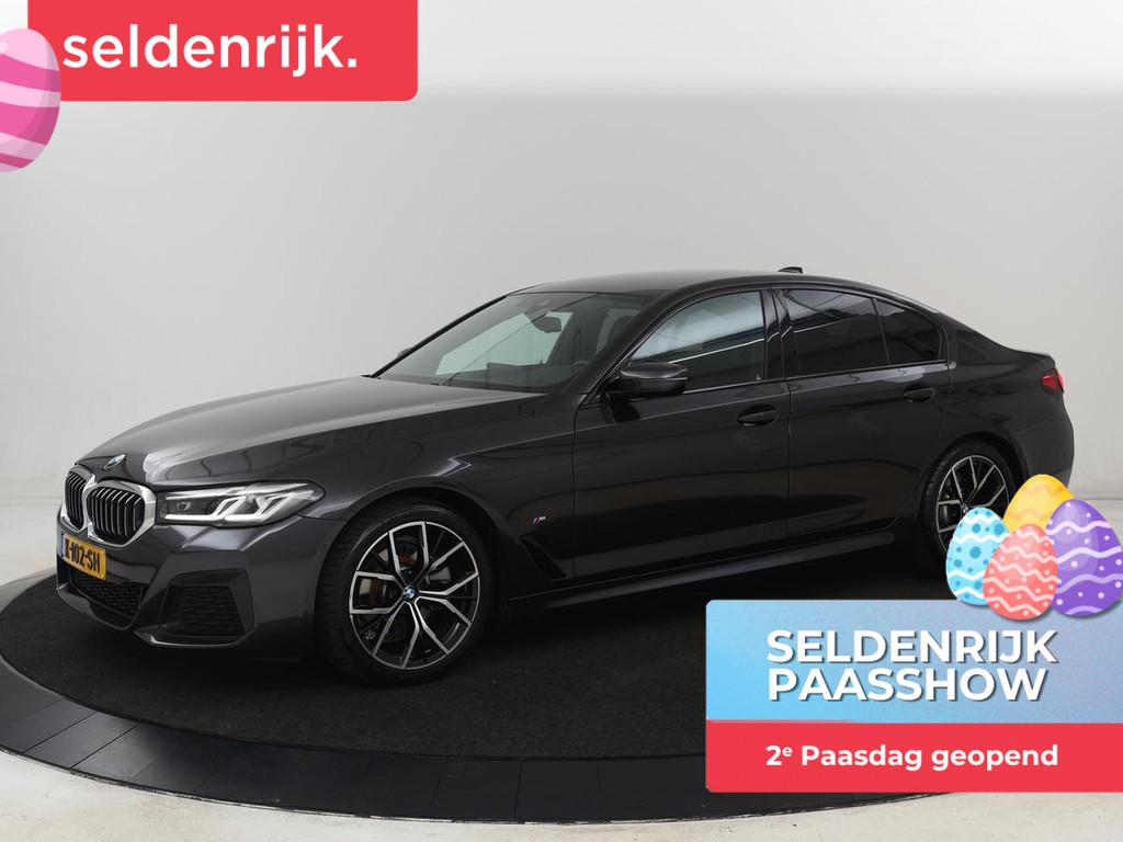 BMW 5-serie 520i M Sport | Leder | Stoelverwarming | Carplay, Automaat, 1998 cc, Achterwielaandrijving, Gebruikt
