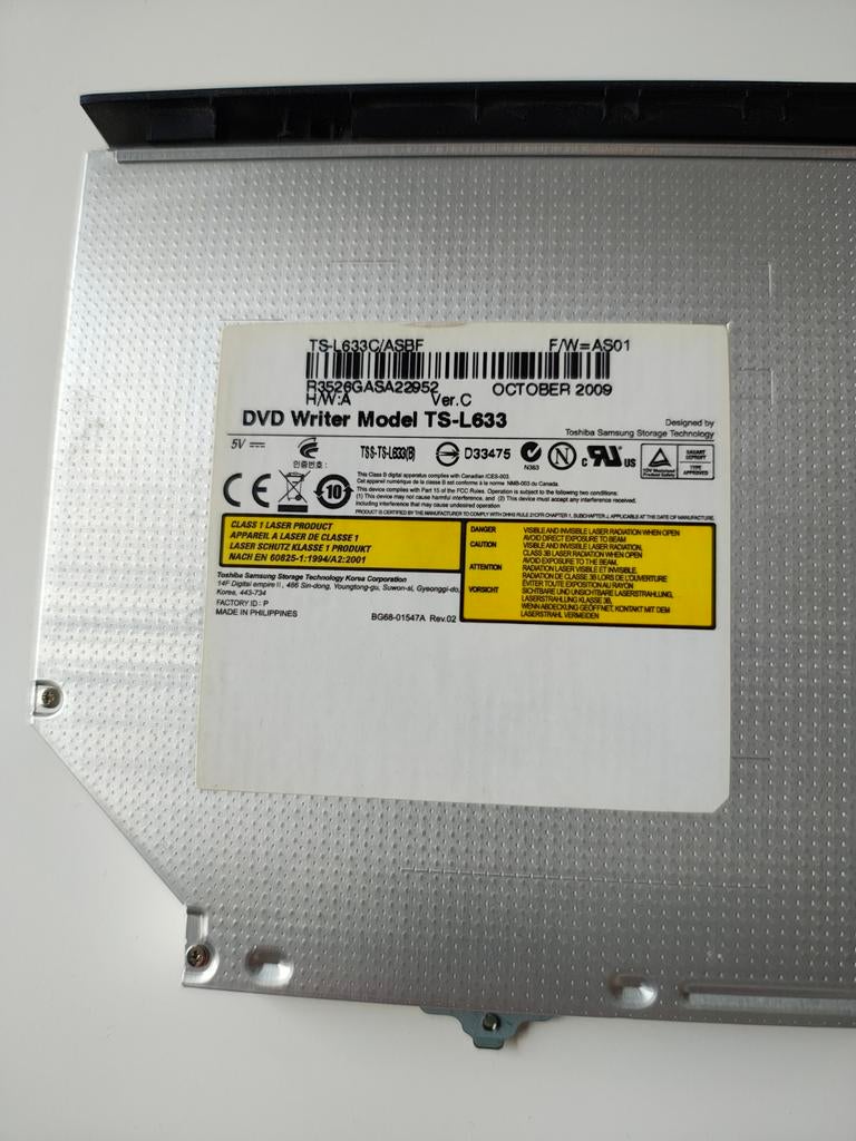 Interne DVD Brander Laptop - Toshiba Samsung TS-L633, Ophalen, Intern, Gebruikt, Dvd
