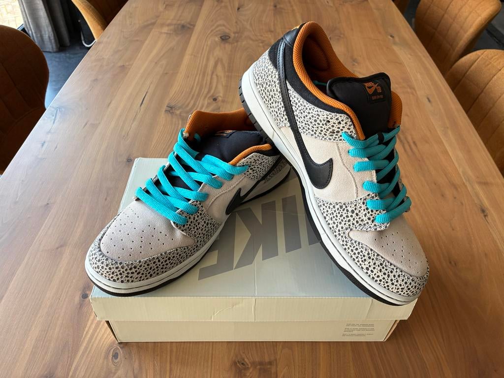Nike Dunk SB Low Pro Safari Olympics - Maat 47,5, Kleding | Heren, Schoenen, Nike SB, Overige kleuren, Nieuw, Ophalen of Verzenden
