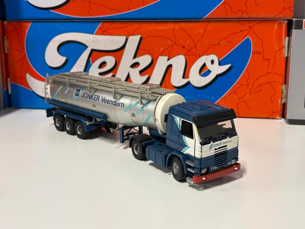 Tekno Jonker Veendam, Hobby en Vrije tijd, Modelauto's | 1:50, Ophalen of Verzenden, Zo goed als nieuw, Bus of Vrachtwagen, Tekno