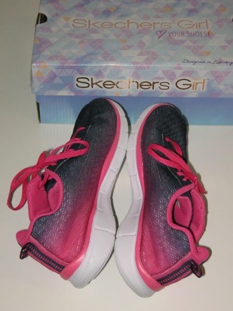 Super fijne blauw-roze SKECHERS maat 34., Gebruikt, Schoenen, Skechers, Verzenden