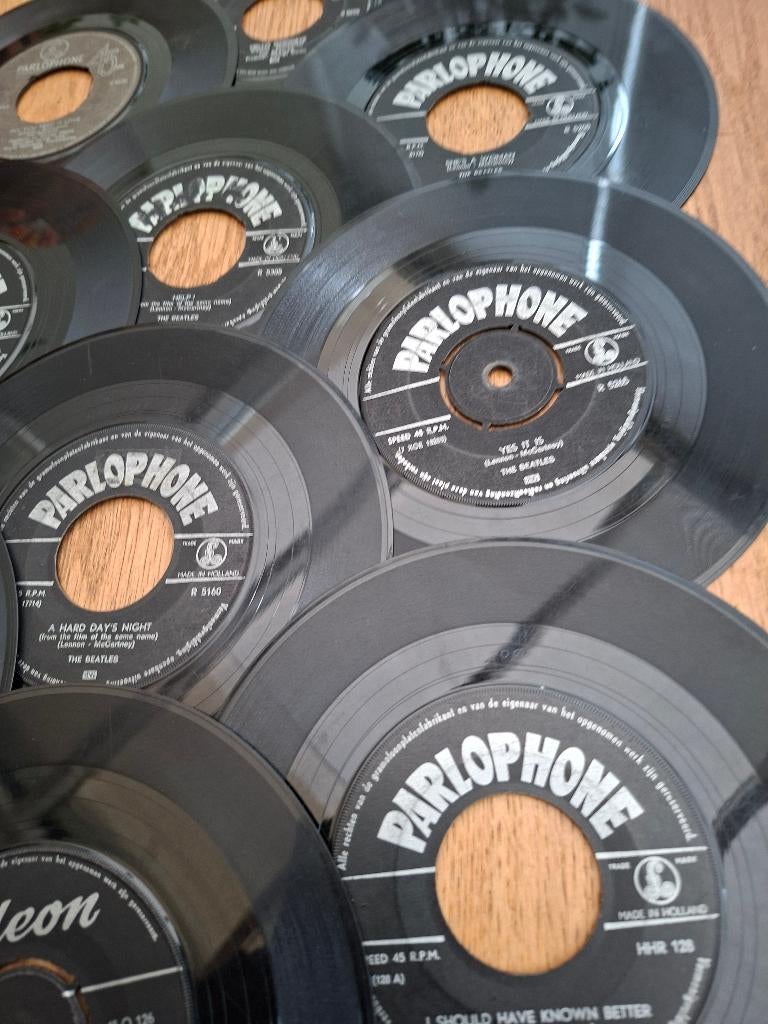 Beatles singles (12 stuks), Gebruikt, Overige genres, 7 inch, Single