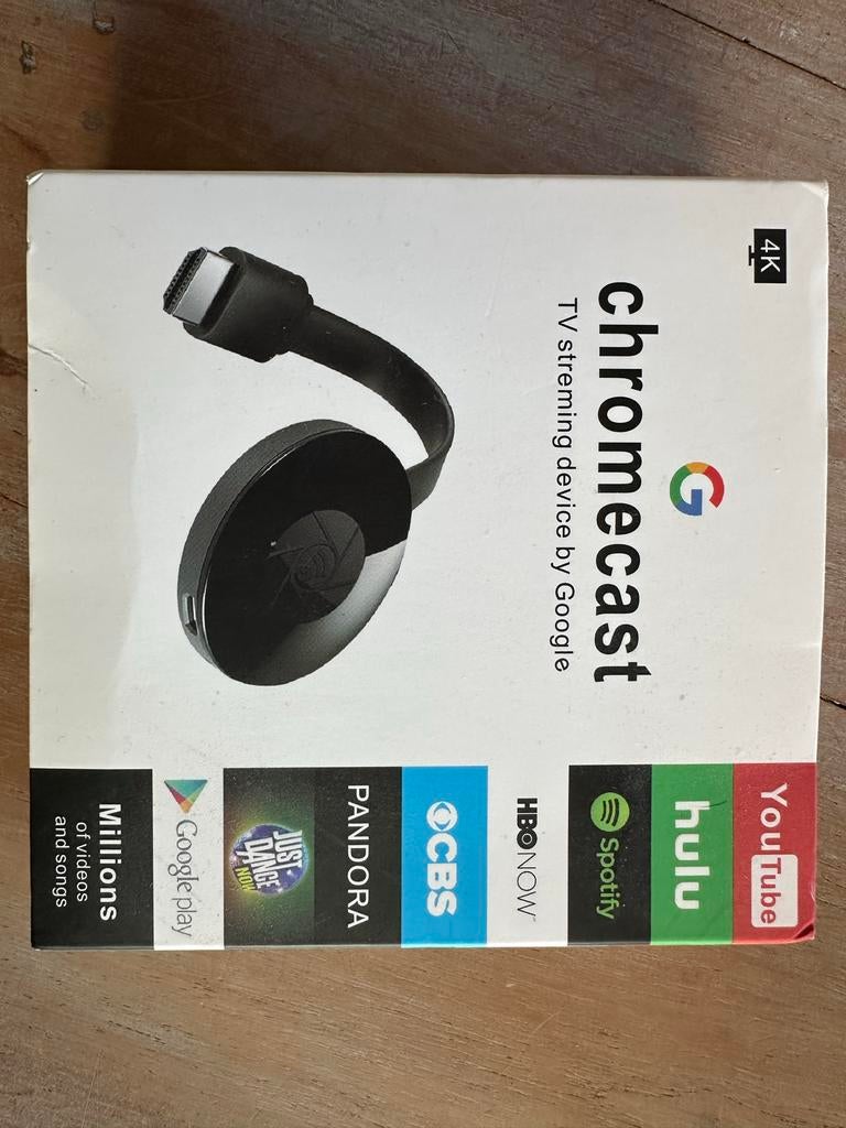 Google Chromecast 4K TV Streaming Device, Verzenden, Zo goed als nieuw, HDMI, 1500 GB of meer