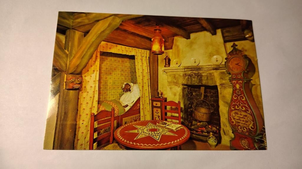 De Efteling De Boze Wolf Ansichtkaart ongelopen, Ophalen of Verzenden, 1980 tot heden, Noord-Brabant