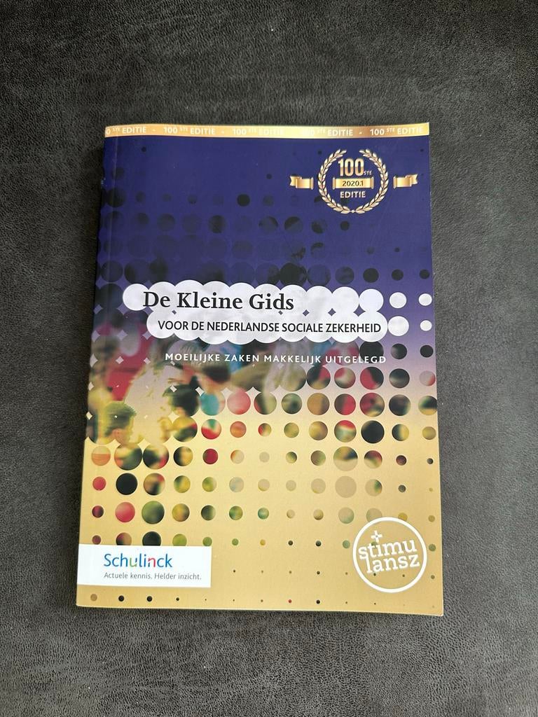 De Kleine Gids voor de Nederlandse sociale zekerheid 2020.1, Boeken, Studieboeken en Cursussen, Ophalen of Verzenden, Gamma, Zo goed als nieuw