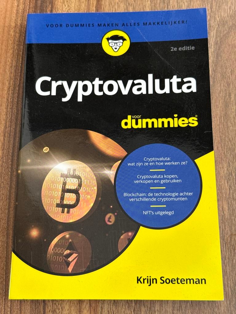 Cryptovaluta voor Dummies - 2e editie, Boeken, Ophalen of Verzenden, Zo goed als nieuw, Geld en Beleggen