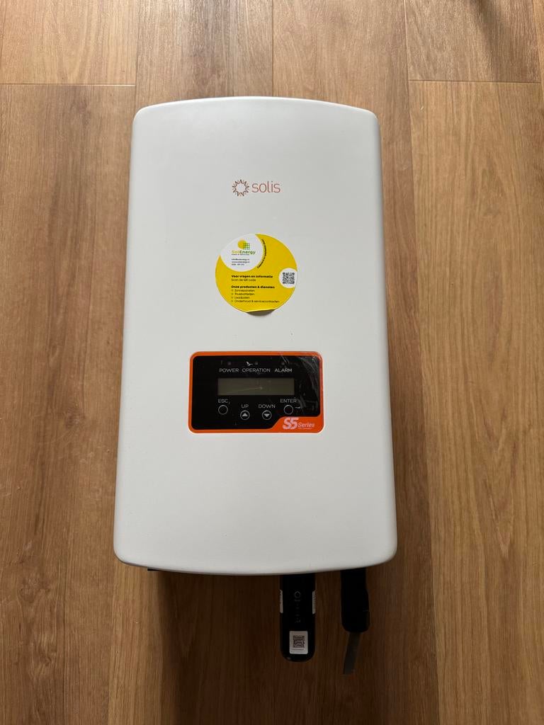 Solis S5-GR3P4K omvormer 4KW, Ophalen, Zo goed als nieuw, Overige typen