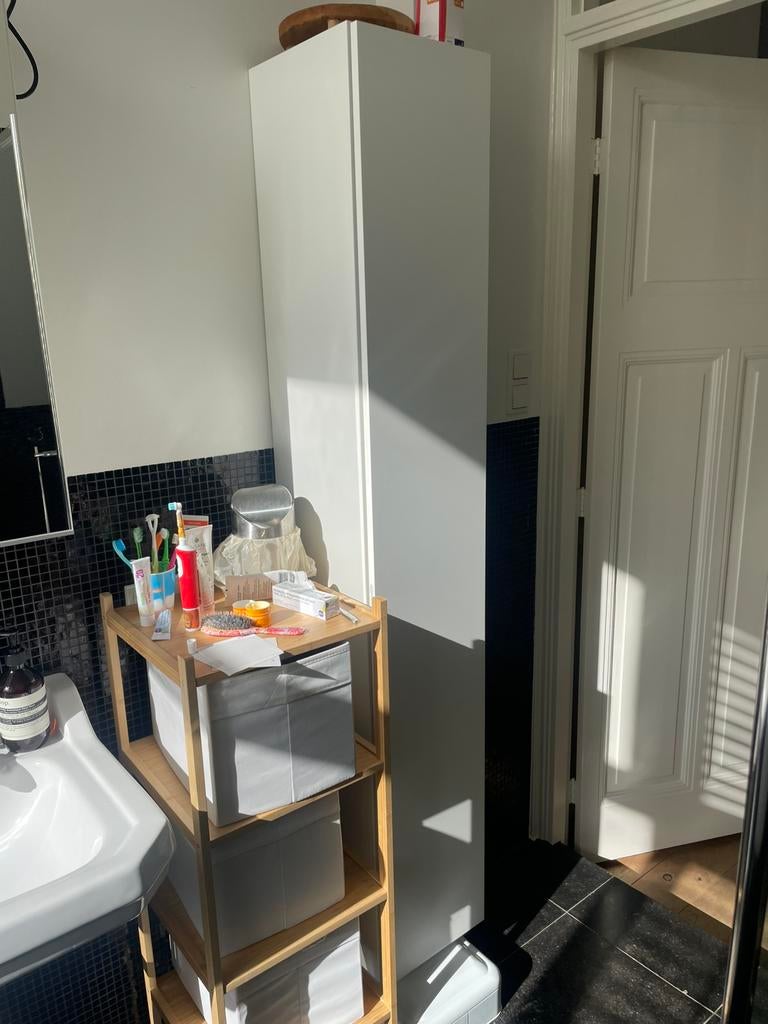 ENHET Ikea hoge kast met planken 180 h x 30 b x 30 d, Ophalen, Zo goed als nieuw