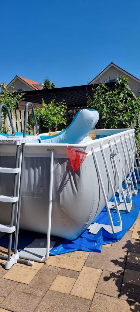 Intex Prism Frame zwembad., Tuin en Terras, Zwembaden, Ophalen, Gebruikt, 200 tot 300 cm, Rechthoekig