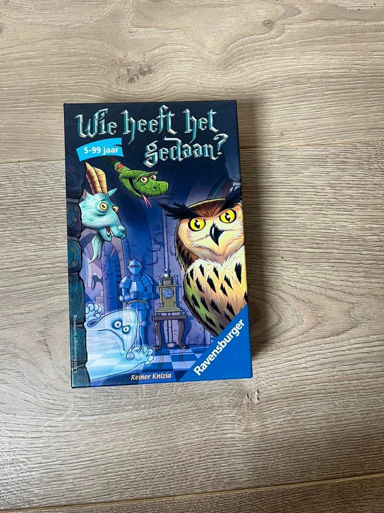 Ravensburger wie heeft het gedaan, Hobby en Vrije tijd, Gezelschapsspellen | Bordspellen, Ophalen, Zo goed als nieuw