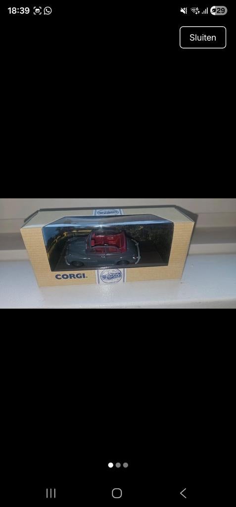 Corgi Morris Minor Convertible modelauto, Verzenden, Zo goed als nieuw, Auto