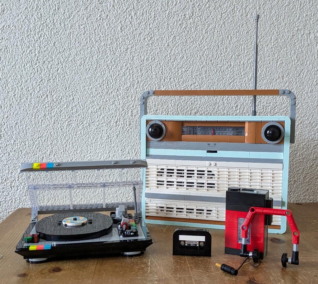 Lego audioapparatuur: radio, walkman en platenspeler, Overige thema's, Lego, Compleet, Ophalen of Verzenden