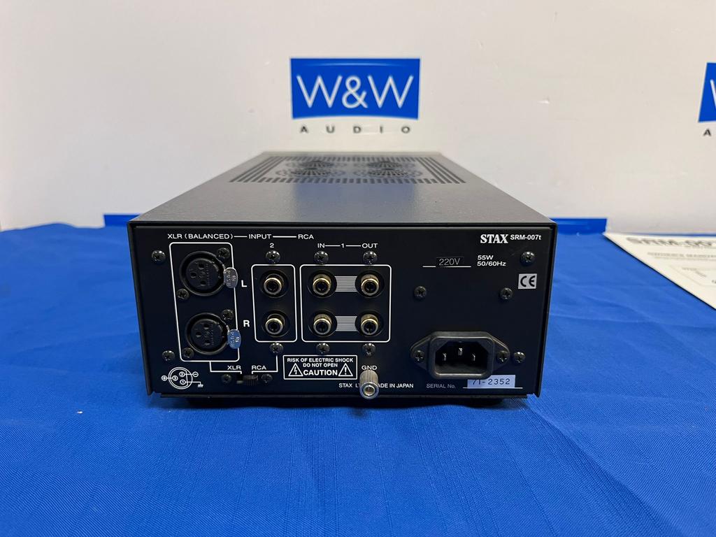 Stax SRM-007t Buizenversterker voor Elektrostatische Hoofdte, Overige merken, Gebruikt, ., Ophalen of Verzenden