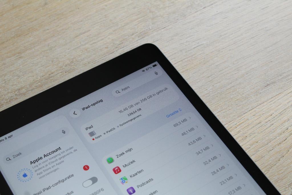 Apple iPad (9e gen) - 256GB - 10,2" - WiFi + Cellular - Gray, Computers en Software, Apple iPads, 10 inch, Apple, Apple, Apple iPad