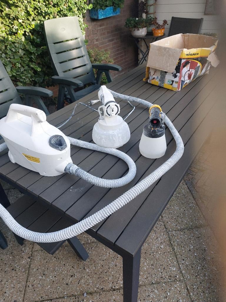 latex verfspuit set, Ophalen, Zo goed als nieuw, Verfspuit of Verfpomp