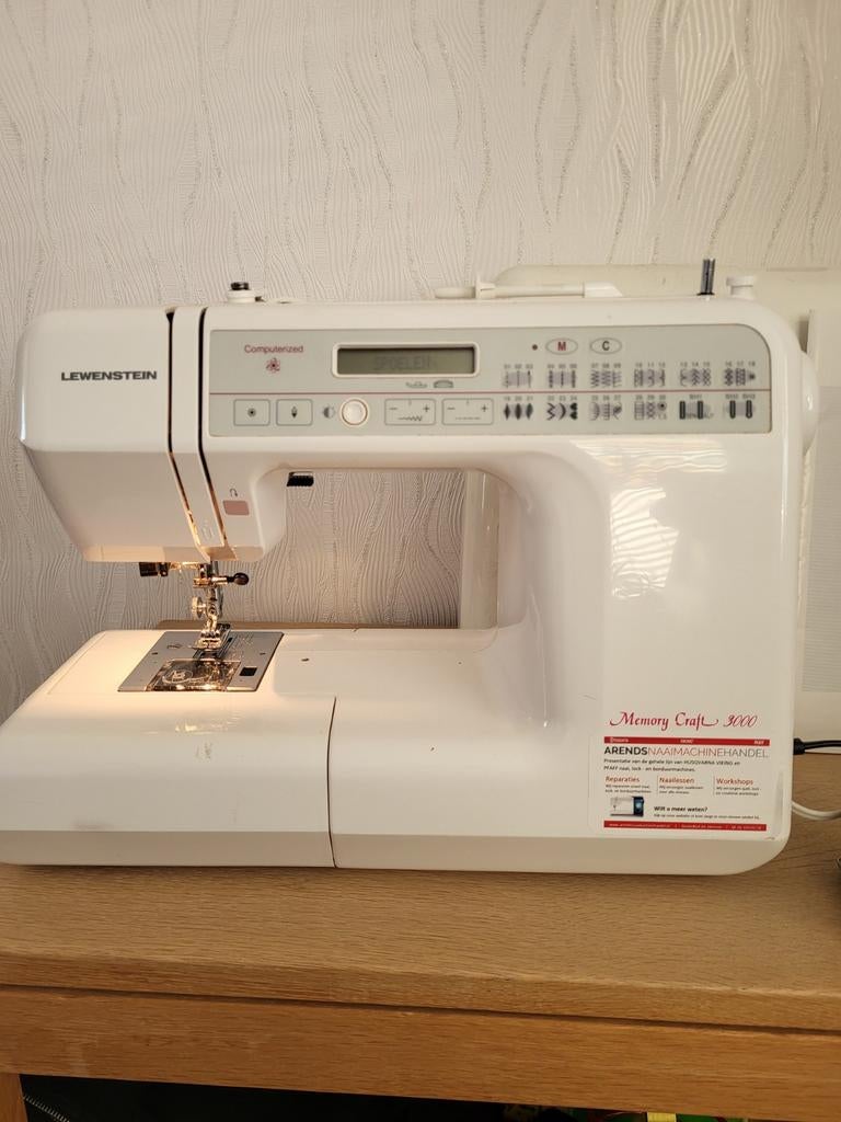Lewenstein Memory Craft 3000 Naaimachine, Ophalen, Gebruikt, Naaimachine, Lewenstein