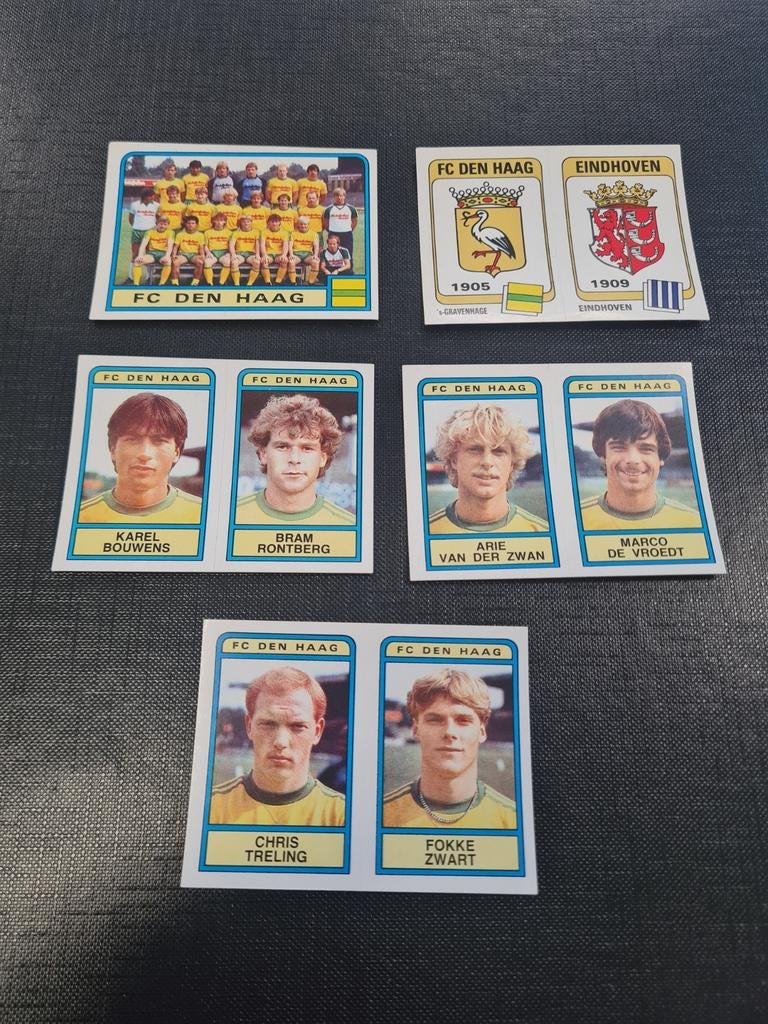 Panini Voetbal 84 FC Den Haag ADO stickers, Verzamelen, Ophalen of Verzenden, Zo goed als nieuw, Overige binnenlandse clubs, Poster, Plaatje of Sticker
