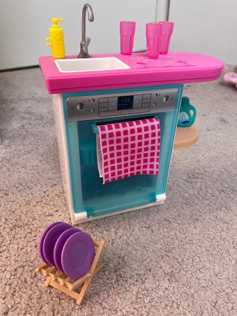 Barbie vaatwasser, Ophalen of Verzenden, Zo goed als nieuw, Barbie