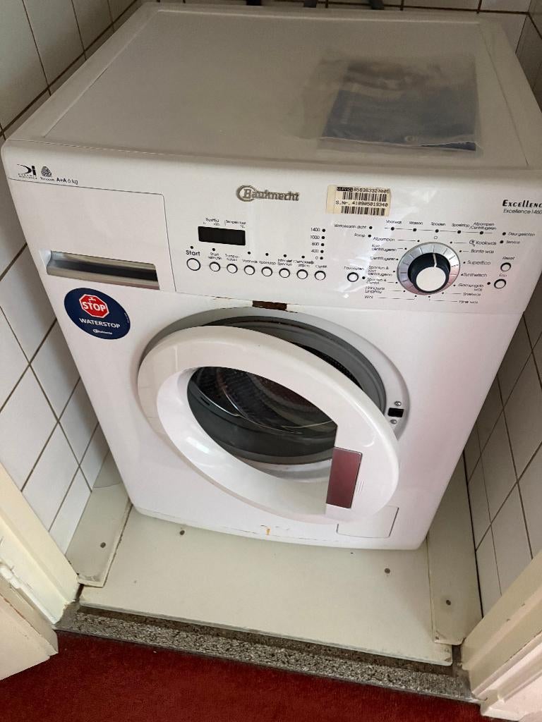 wasmachine, Ophalen, Gebruikt, 1200 tot 1600 toeren, 85 tot 90 cm