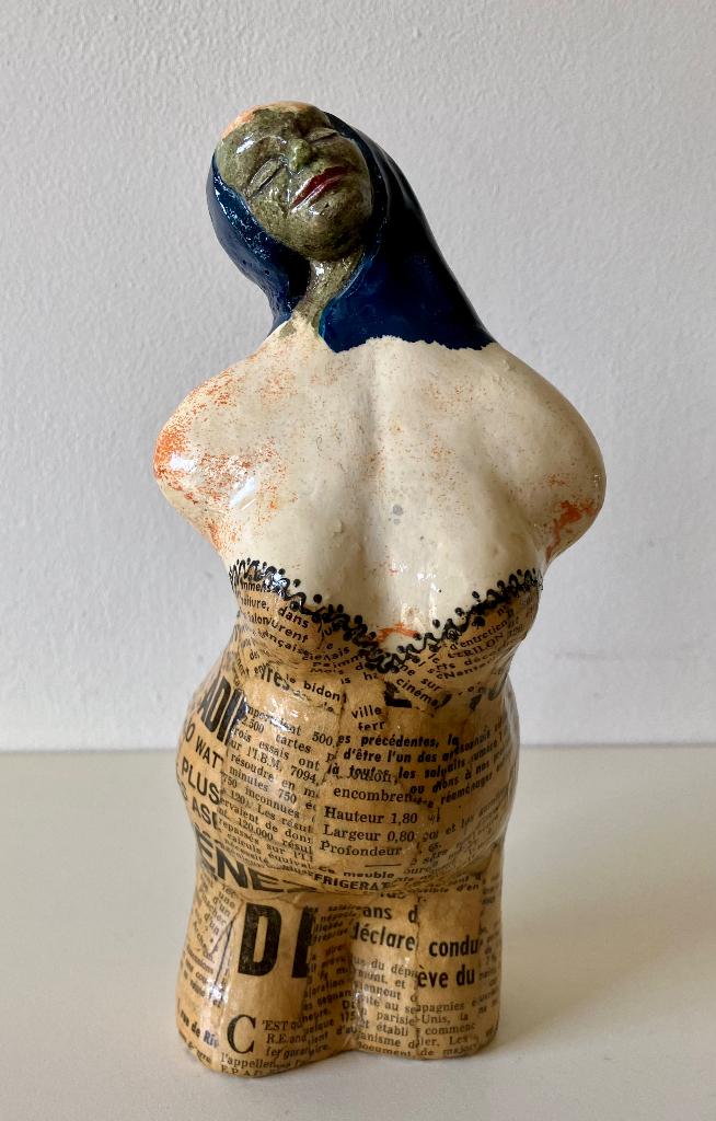 Moderne vrouwentorso Venus, keramiek., Antiek en Kunst, Buste, Ophalen of Verzenden, Steen of Keramiek, Modern