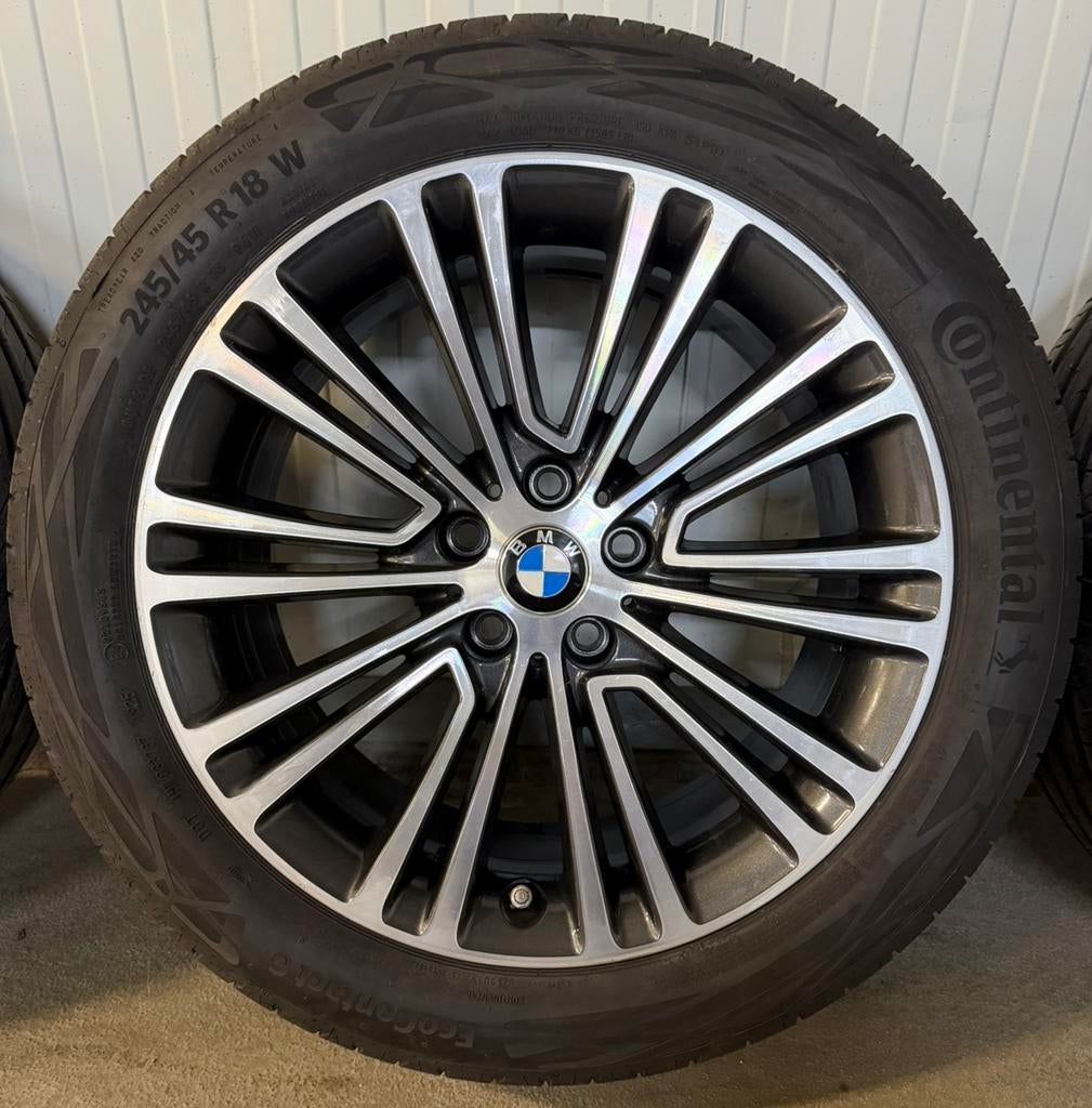 BMW 5 serie G30 G31 18 inch styling 634 zomerbanden 7MM!, Ophalen, 18 inch, 245 mm, Banden en Velgen