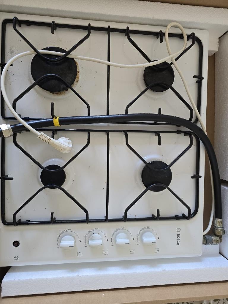 Gaskookplaat opbouw, Ophalen, Gebruikt, 4 kookzones, Gas