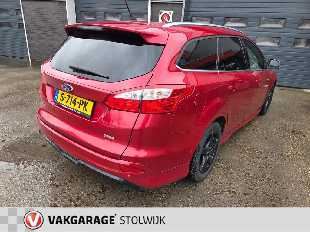 Ford Focus Wagon 1.0 EcoBoost, ST-LINE design, Prijs Rijklaa, Euro 5, Gebruikt, Zwart, Handgeschakeld