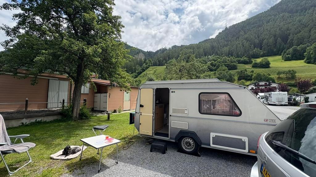 Kip Kompakt 37. Hefdak, 2 luifels, smal, licht gewicht., Tickets en Kaartjes, Twee personen