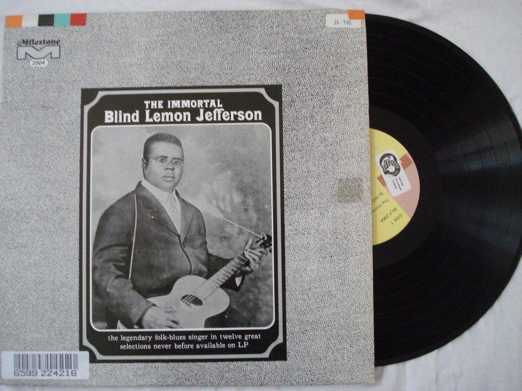 The immortal Blind Lemon Jefferson, 1960 tot 1980, Gebruikt, Ophalen of Verzenden, 12 inch