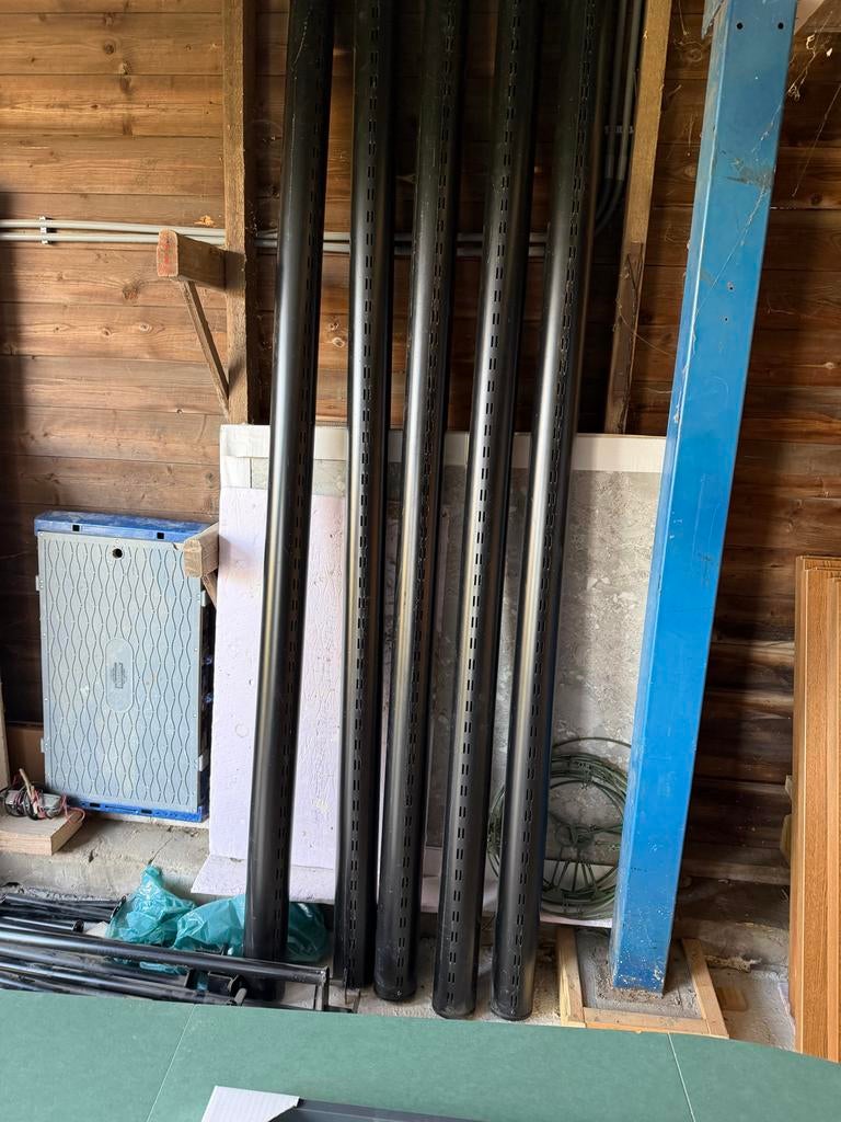 Robuust industrieel kledingrek - Handig en stevig, Ophalen of Verzenden, Gebruikt