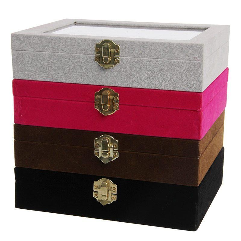 Ringen Oorbellen Opbergdoos / Display Box Doos Sieraden, Minder dan 50 cm, Verzenden, Nieuw, Minder dan 50 cm