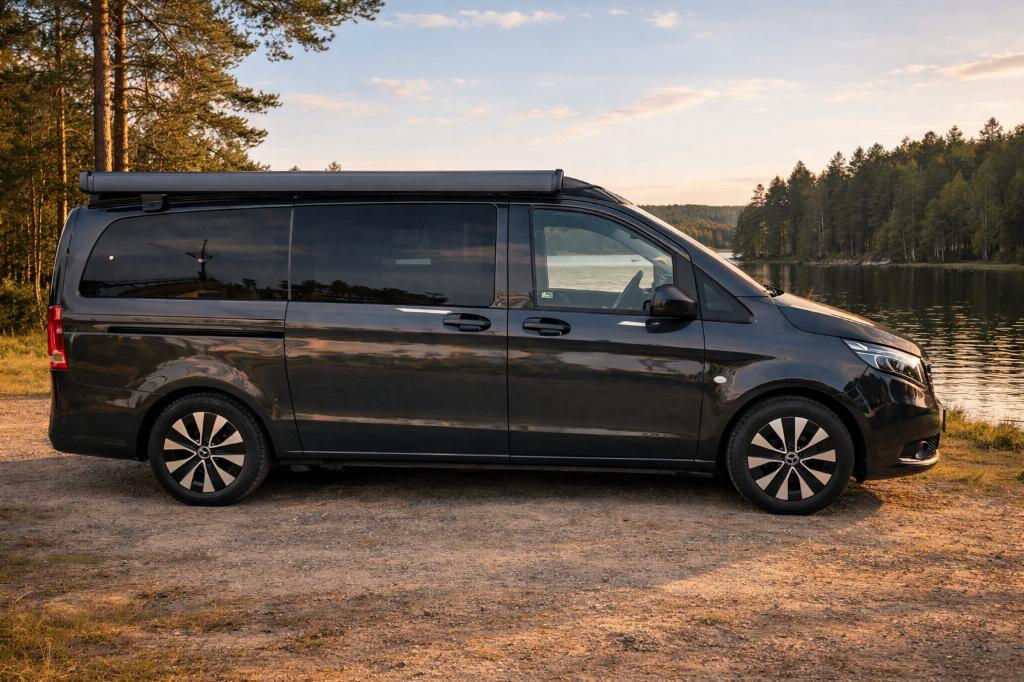 Mercedes Marco Polo V220 2022 16.694km!, Mercedes-Benz, Bedrijf, Diesel, 5 tot 6 meter