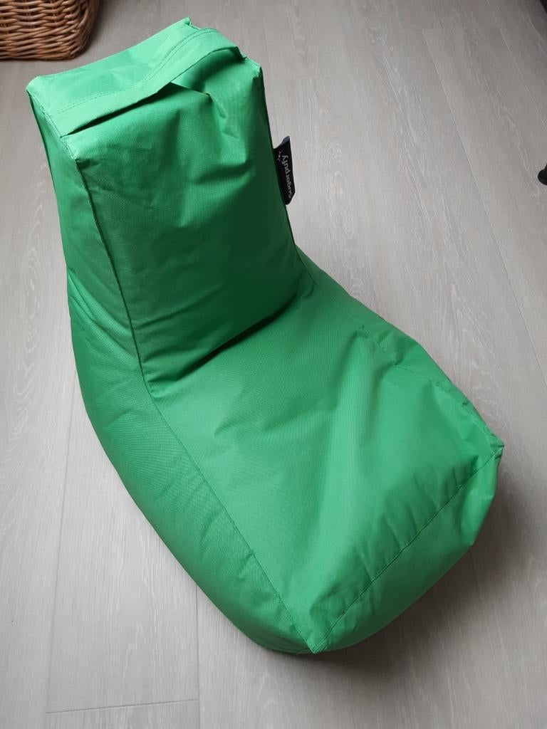 Groene zitzak van Sugarpufy, Huis en Inrichting, Ophalen, Zo goed als nieuw, Groen, Zitzak