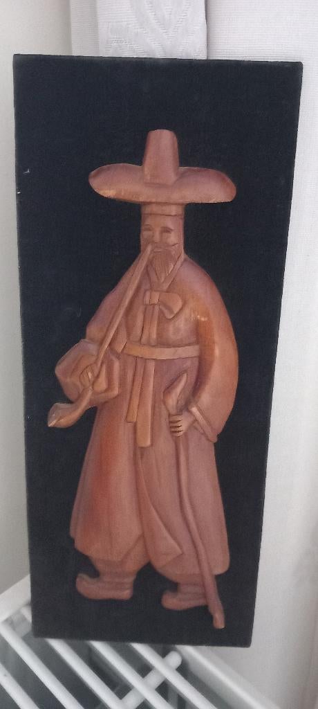Vintage Koreaans Houten Panelen, Antiek en Kunst, Ophalen