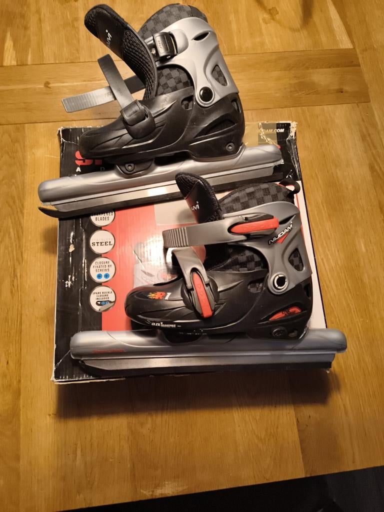 Nijdam verstelbare schaatsen 30-33, Ophalen of Verzenden, Gebruikt, Noren, Nijdam