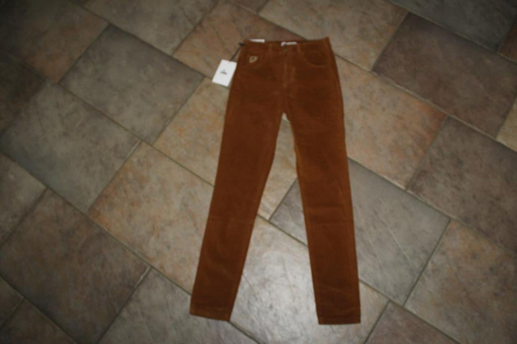 Lois high rise velvet oranje skinny jeans 25/34 KOOPJE, Overige kleuren, Nieuw, Ophalen of Verzenden, Lois