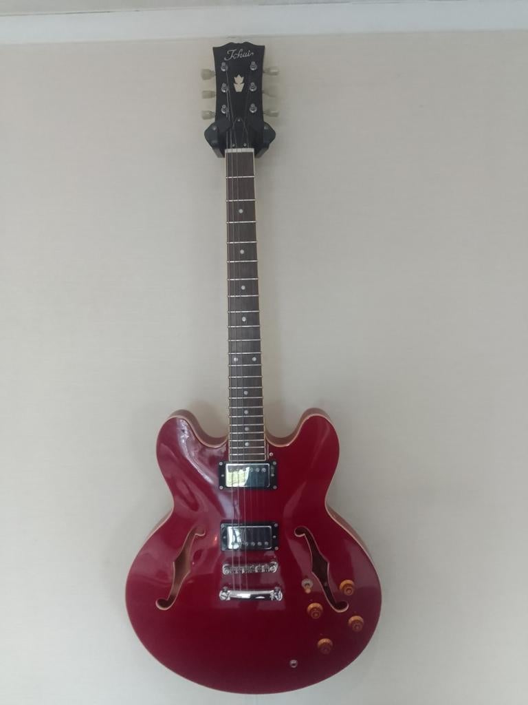 Tokai ES 335, Muziek en Instrumenten, Snaarinstrumenten | Gitaren | Elektrisch, Zo goed als nieuw, Solid body, Overige merken