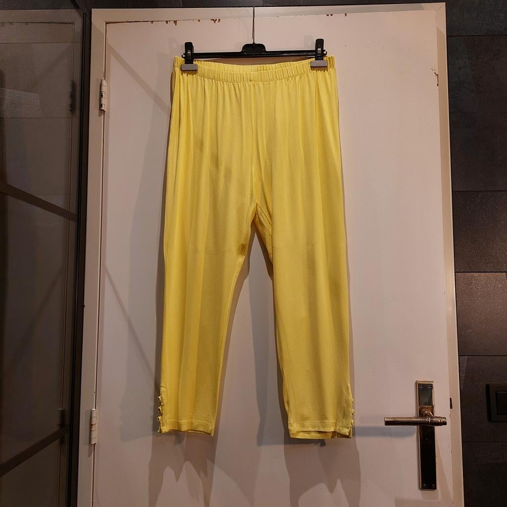 Broek/legging van het merk Laura Kent.  Maat 48., Verzenden, Geel, Zo goed als nieuw, Laura Kent
