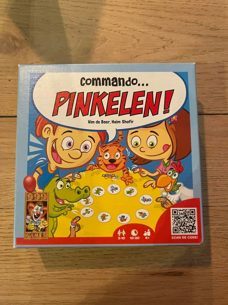 Commando Pinkelen - Leuk kinderspel!, Drie of vier spelers, Ophalen of Verzenden, Zo goed als nieuw, Reisspel