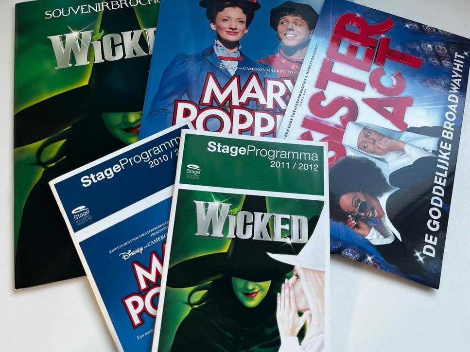 Musical Programmaboeken - Diverse Titels, Boeken, Ophalen of Verzenden, Zo goed als nieuw, Catalogus