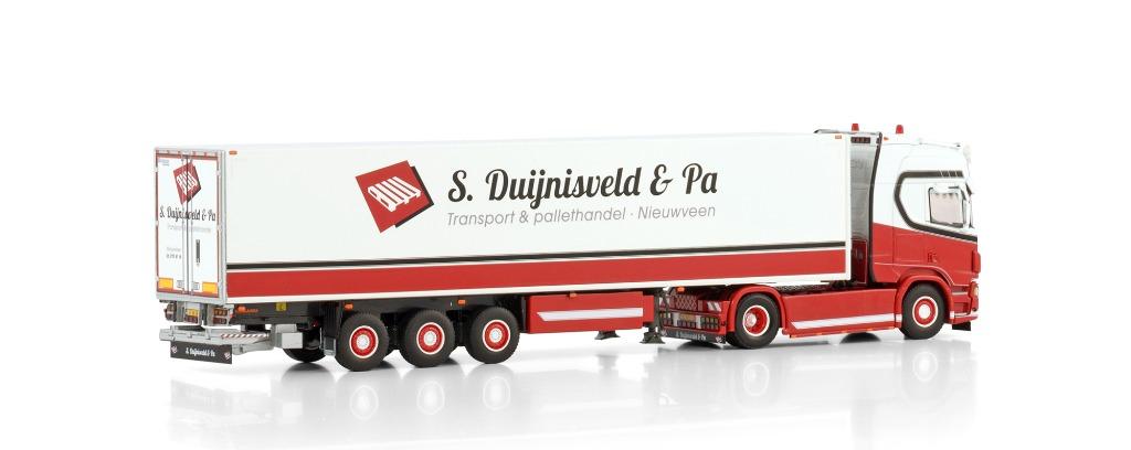 WSI SCANIA R HIGHLINE I CR20H 4X2 REEFER  S. DUIJNISVELD, Ophalen of Verzenden, Nieuw, Bus of Vrachtwagen, Wsi