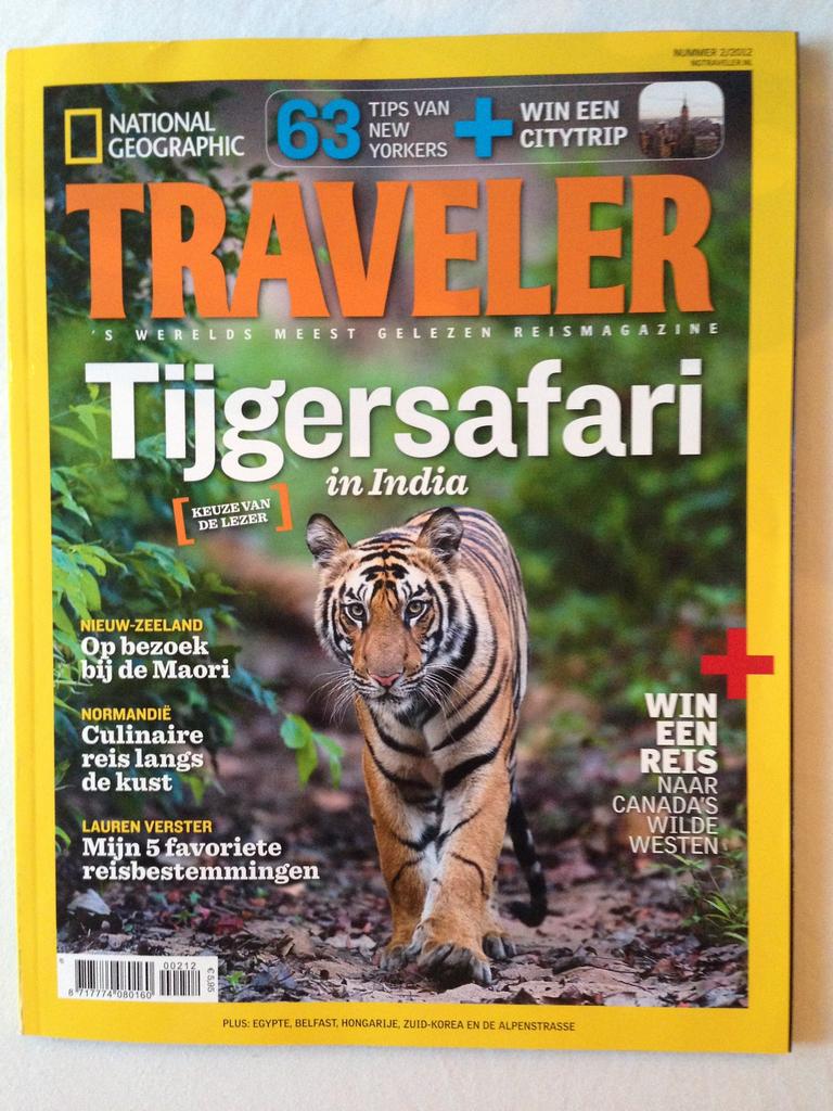 TRAVELER TIJGERSAFARI nr 2/2012, Ophalen of Verzenden, Zo goed als nieuw