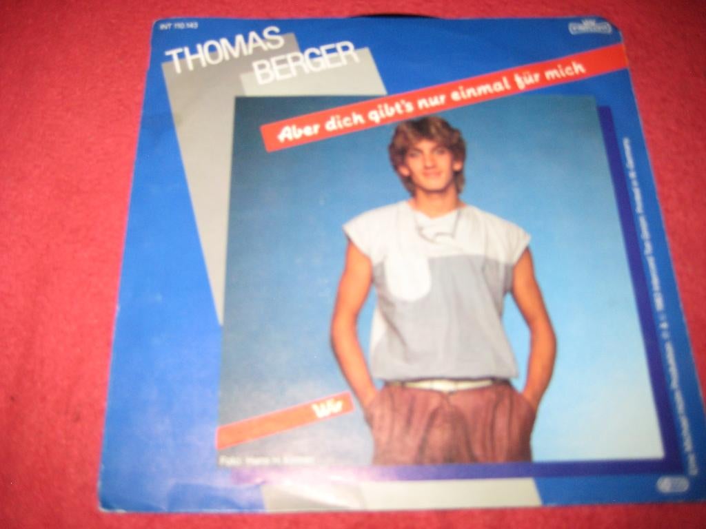Thomas Berger: Aber Dich gibt`s nur einmal für mich, Ophalen of Verzenden, Zo goed als nieuw, Pop, Single