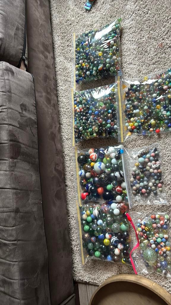 Grote verzameling knikkers - oud en nieuw!, Ophalen, Gebruikt